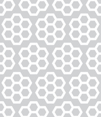 geometric hexagon seamless vector pattern minimal background
