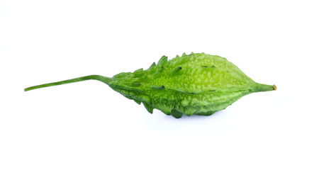 Fototapeta premium Bitter gourd isolated on white background