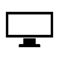 monitor computer desktop isolated icon vector illustration design