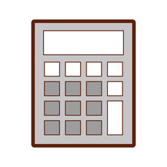 calculator math isolated icon vector illustration design