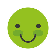 happy face emogy icon vector illustration design
