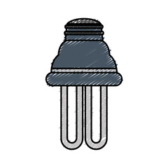 light bulb icon over white background vector illustration