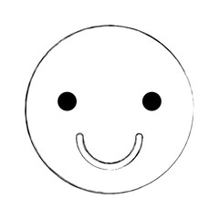 Fototapeta premium happy face emogy icon vector illustration design