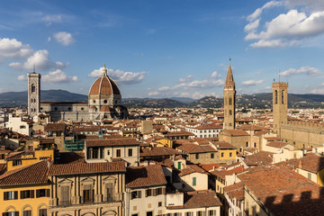 Fototapeta na wymiar Florence Skyline Italy