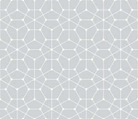 Obraz na płótnie Canvas hexagon geometric line grid pattern vector background