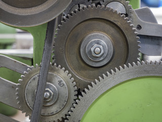 Gears at a lathe
