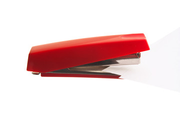 red stapler