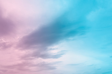 Obraz premium Beautiful of colorful sky with white cloud for texture background. Concept idea background.