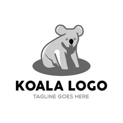Unique Koala Logo Mascot Character Template