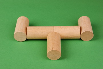 figures for the Russian game kubb