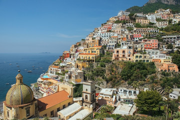 Fototapeta na wymiar view of Positano, Amalfi Coast, Campania region, Italy