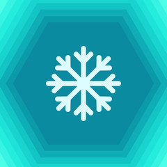 Vector snowflake icon