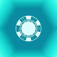 Naklejka premium Vector chip icon