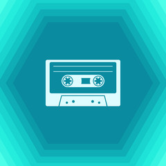 Fototapeta premium Cassette icon