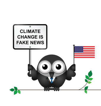 Comical American climate change denial after pulling out of the Paris 
Agreement 
