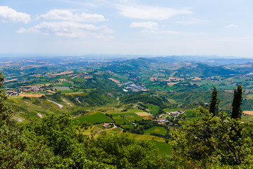 Typical Italian landscape in Tuscany