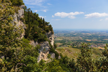 Typical Italian landscape in Tuscany