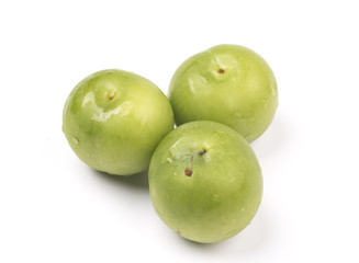Green plums