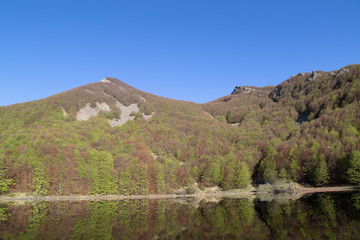 Panorama Lago Squincio, Parco nazionale dell'Appennino Tosco-Emiliano