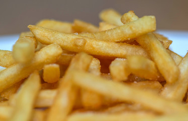 French fries close up