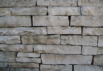 Brick retaining wall background