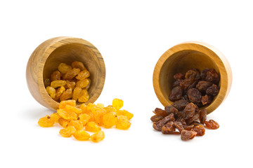 Sweet dried raisins.