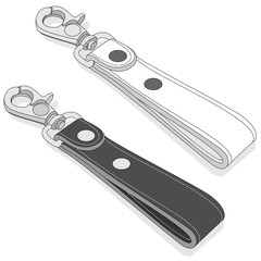 Key holder vector illustration