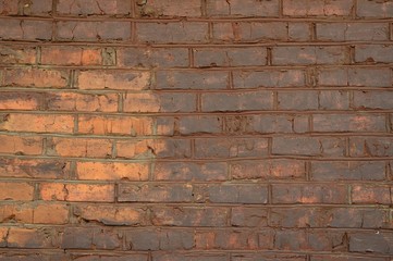 Red brick wall texture