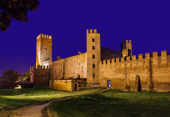 Fototapeta na wymiar Montagnana medieval town in Italy