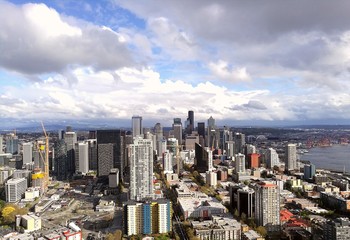 Fototapeta premium Skyline of Seattle