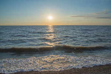 Fototapeta premium Plage de l'Houmeau crépuscule