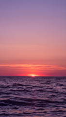 Coucher de soleil plage de l'Houmeau