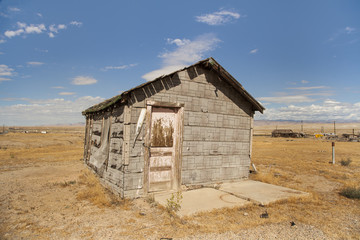 Abandoned buildings at Cisco ghost town, Utah