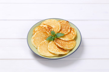 fresh american pancakes