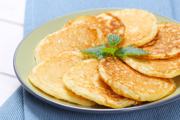 fresh american pancakes