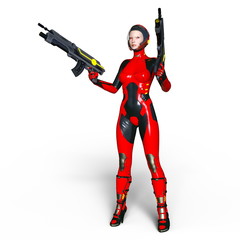 Fototapeta premium スーパーウーマン