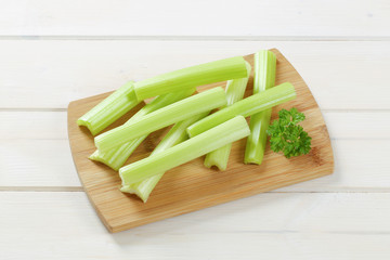 fresh celery sticks
