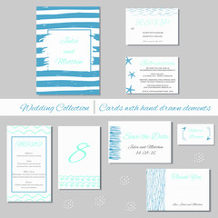 Wedding invitation, thank you, save the date, baby shower, menu, information, RSVP.