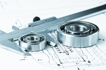 calipers with bearing