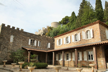 Fototapeta na wymiar Hyères, Castel Sainte Claire