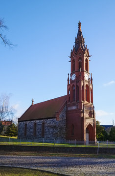 Paul-Gerhardt-Kirche Ragow, Brandenburg, Deutschland