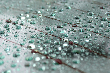 Rain Droplets on a Car