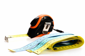 Rulers for sewing and self retracting tape measure
