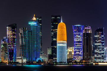 Doha skyline, Qatar, Middle East