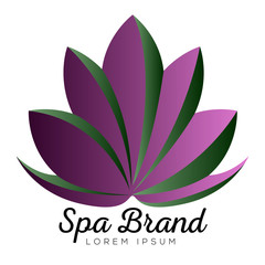 Isolated spa logo