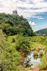 Inuyama Castle Above The Kiso River in Aichi, Japan
