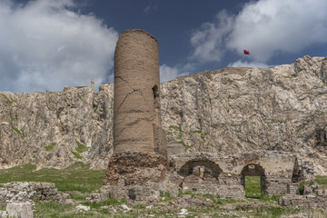 Van Castle and tuspa ancient city