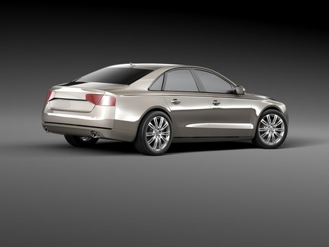 Elegant sedane car 