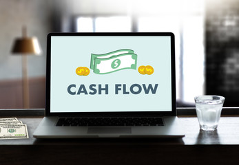 CASH FLOW money Investment and graph chart Investing Banking