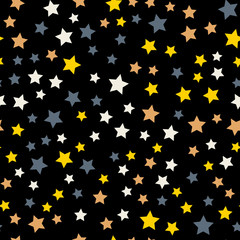 Star pattern. Seamless vector